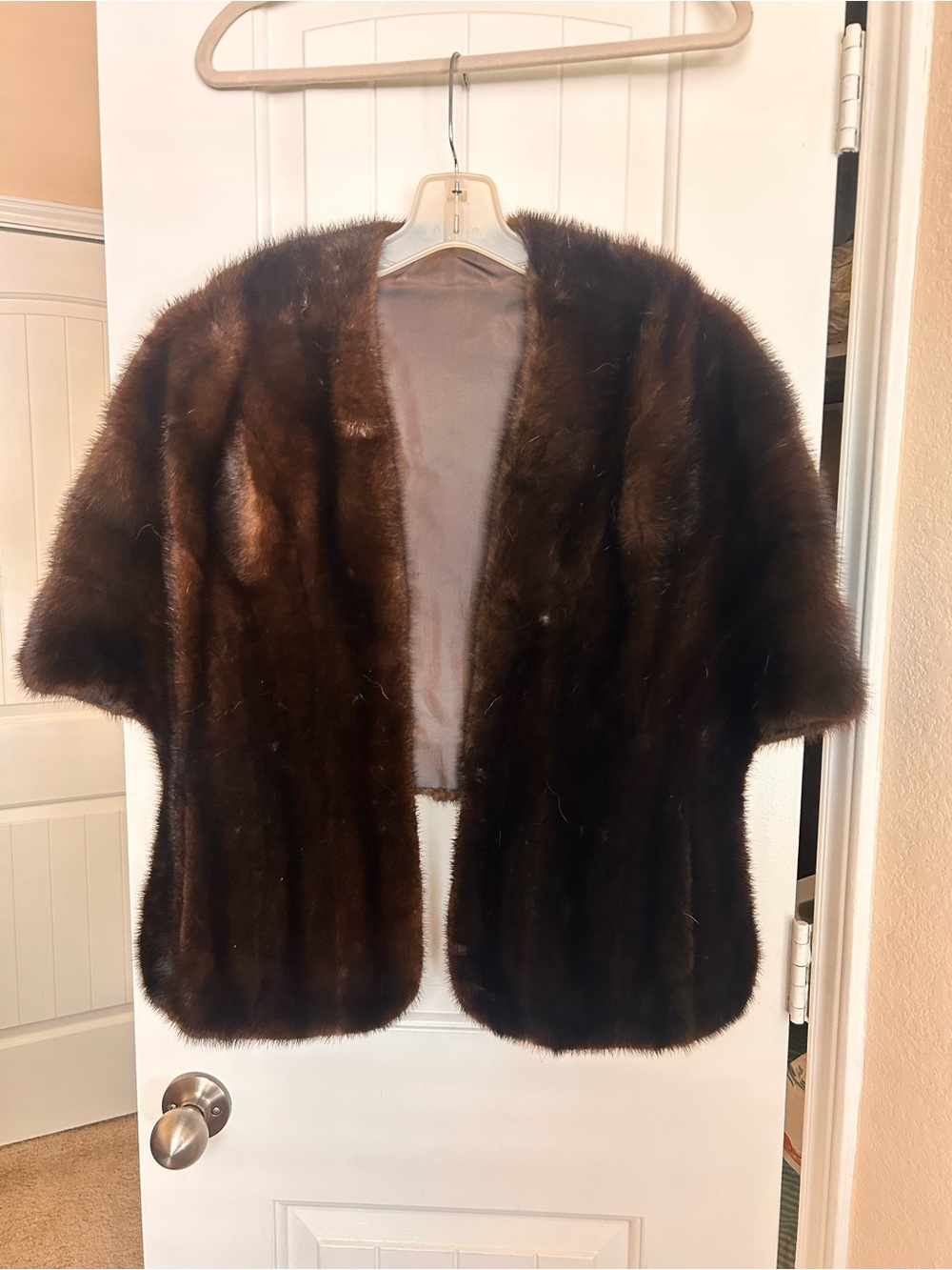 VINTAGE Mink Fur Jacket/shawl
